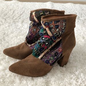 Howsty Patchwok Booties from Anthropology Size 10